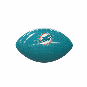 Miami Dolphins Carbon Fiber Mini-Size Glossy Football