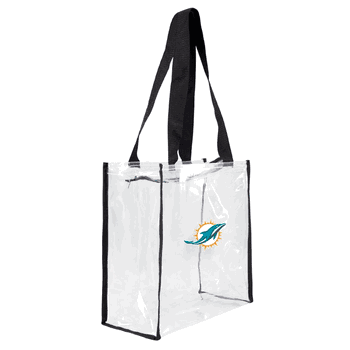Miami Dolphins Clear Square Stadium Tote