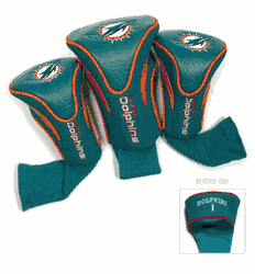 Miami Dolphins Club 3 Piece Contour Headcover Set