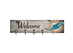 Miami Dolphins Coat Hanger 6x24