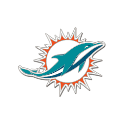 Miami Dolphins Collector Pin Jewelry Card