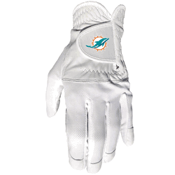 Miami Dolphins Cool mesh with cabretta leather - one size - mens left