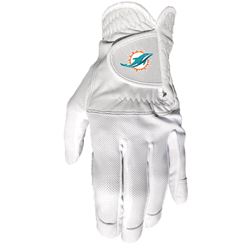 Miami Dolphins Cool mesh with cabretta leather - one size - mens left