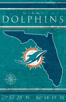 Miami Dolphins Coordinates 17x26