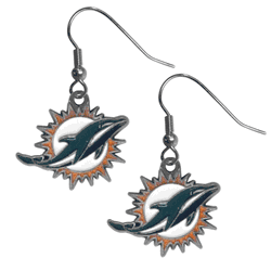 Miami Dolphins Dangle Earrings