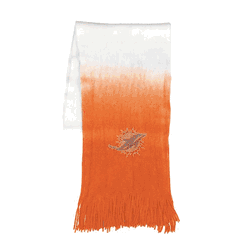 Miami Dolphins Dip Dye Scarf Orange