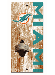 Miami Dolphins Distressed Bottle Opener