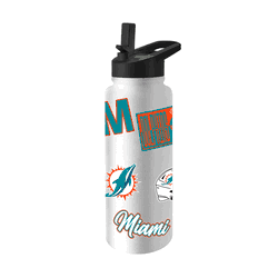Miami Dolphins Dreamweave 34oz Quencher Bottle