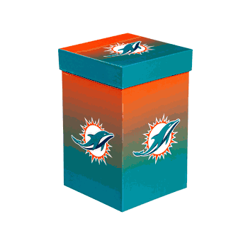 Miami Dolphins Drink 17oz Travel Latte Boxed