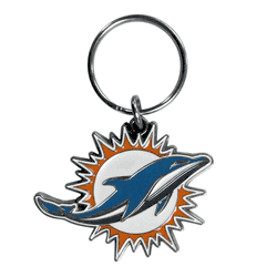 Miami Dolphins Enameled Key Chain