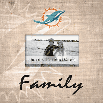 Miami Dolphins Family Picture Frame