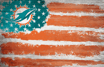 Miami Dolphins Flag 17x26