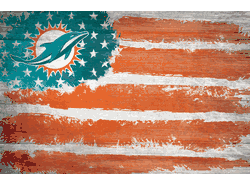 Miami Dolphins Flag 17x26