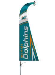 Miami Dolphins Flag Premium Feather Style CO