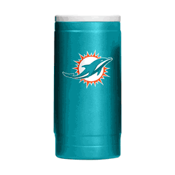 Miami Dolphins Flipside Powder Coat Slim Can Coolie