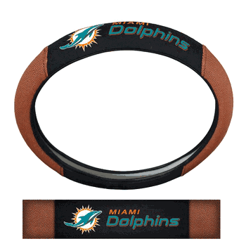Miami Dolphins Football Grip Steering Wheel Cover 15