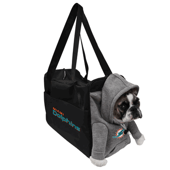 Miami Dolphins Furry Fan Pet Carrier