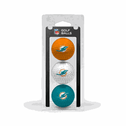 Miami Dolphins Golf Balls - 3 Pack