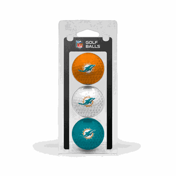 Miami Dolphins Golf Balls - 3 Pack