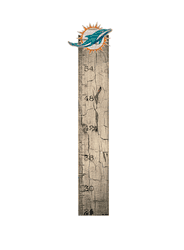 Miami Dolphins Growth Chart Sign 6x36