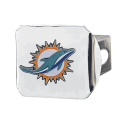 Miami Dolphins Hitch Cover - 3D Color Emblem