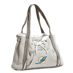 Miami Dolphins Hoodie Purse Grey