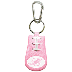 Miami Dolphins Keychain Football Pink
