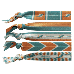 Miami Dolphins Knotted Hair Tie
