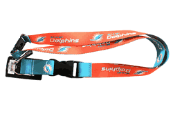 Miami Dolphins Lanyard Reversible