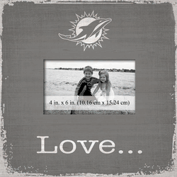 Miami Dolphins Love Picture Frame