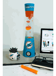 Miami Dolphins Magma Lamp - Bluetooth Speaker