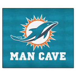 Miami Dolphins Man Cave Tailgater Rug - 5ft. x 6ft.