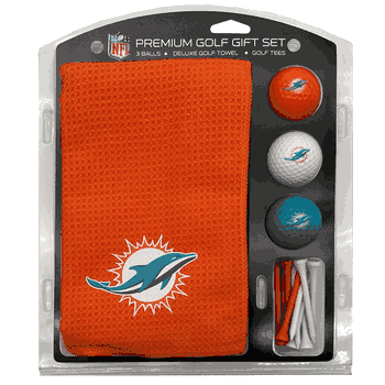 Miami Dolphins Microfiber Towel Gift Set - 16 x 40 (Colored)