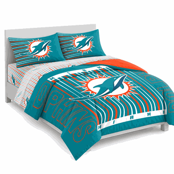 Miami Dolphins Momentum Bed In A Bag Queen