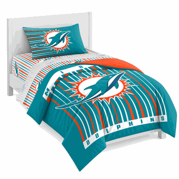 Miami Dolphins Momentum Bed In A Bag Twin