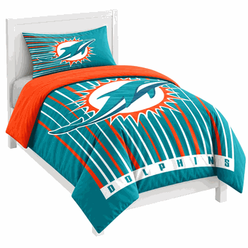 Miami Dolphins Momentum Bedding Comforter Set Twin
