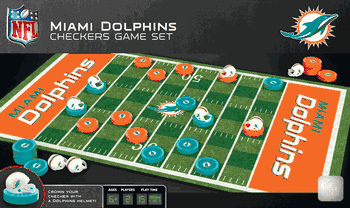 Miami Dolphins NFL Checkers