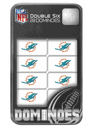 Miami Dolphins NFL Dominoes