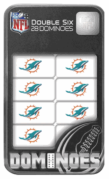 Miami Dolphins NFL Dominoes