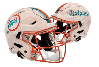 Miami Dolphins NFL Full Size SPEEDFLEX Authentic Speed Football Helmet RETRO