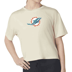Miami Dolphins NFL Kadi Turnout Tee Bone Large