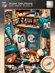 Miami Dolphins NFL Locker Room 500pc Puzzle