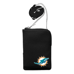 Miami Dolphins Pebble Smart Purse Black