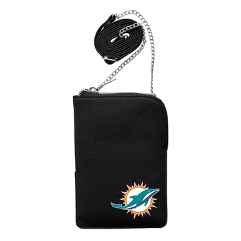 Miami Dolphins Pebble Smart Purse Black