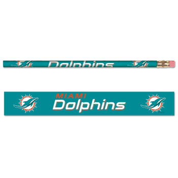 Miami Dolphins Pencil 6 Pack