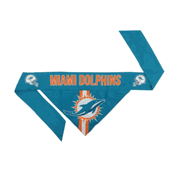 Miami Dolphins Pet Bandana Large