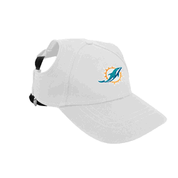 Miami Dolphins Pet Baseball Hat Large