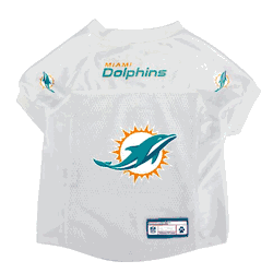 Miami Dolphins Pet Jersey Xtra Large
