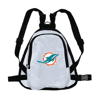 Miami Dolphins Pet Mini Backpack WHTE M