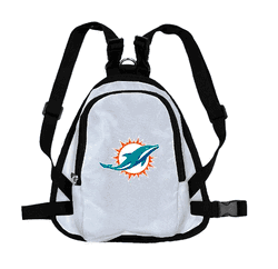 Miami Dolphins Pet Mini Backpack WHTE M
